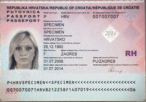 You'd be surprise over the requirements each. ملف:Croatian passport data page.jpg - ويكيبيديا