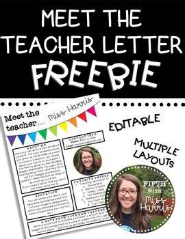 Maybe you would like to learn more about one of these? Meet the Teacher Letter **FREEBIE** | Meet the teacher, Letter to teacher, Meet the teacher template