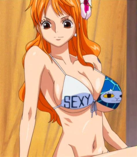 Nami Sexy Bikini By Fu Reiji Anime