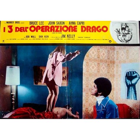 enter the dragon italian fotobusta movie poster illustraction gallery