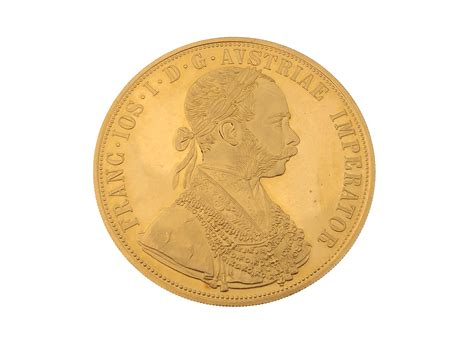 Lot 1915 4 Ducat Franz Joseph I Gold Coin