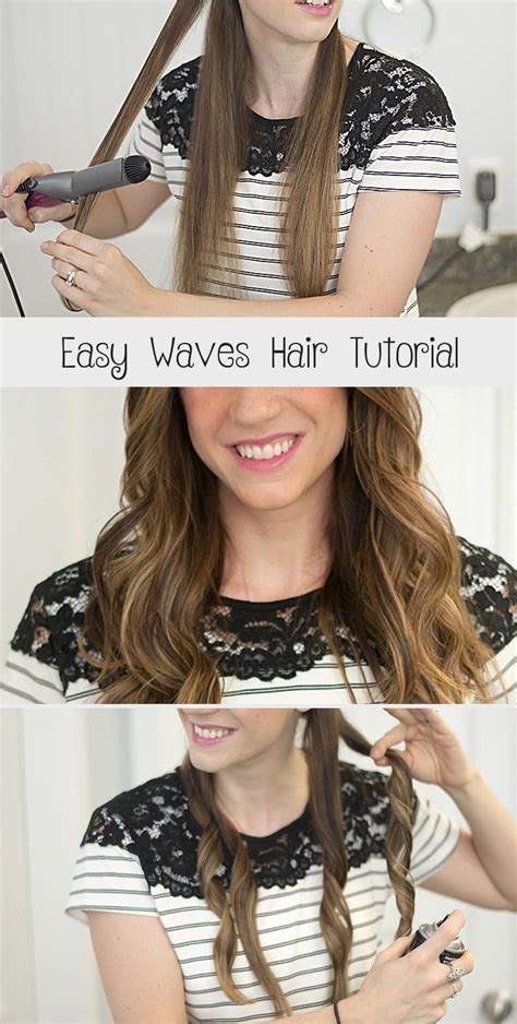 Easy Waves Hair Tutorial Hairstyle Easy Hair Hairstyle Tutorial