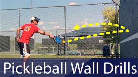 Pickleball Wall Drills For You To Practice Youtube