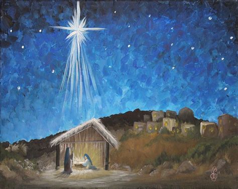 The Nativity Painting By Scott Cupstid Pixels