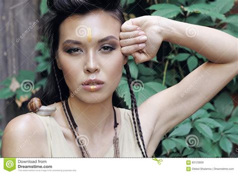 beautiful model with well groomed skin stock image image of person achatina 83123859