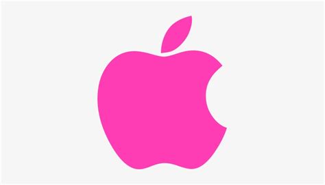 Apple Icon Logo Pink Apple Logo Png Transparent Png 327x390 Free