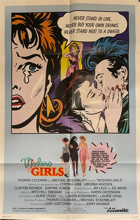 Modern Girls 1986 Original A Style Movie Poster