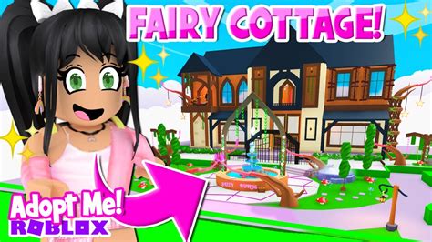 Amazing Floating Fairy Cottage Glitch Build Adopt Me Roblox Tour