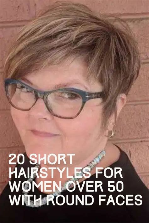 Short Hairstyles For Women Over 50 With Round Faces Short Hair Round