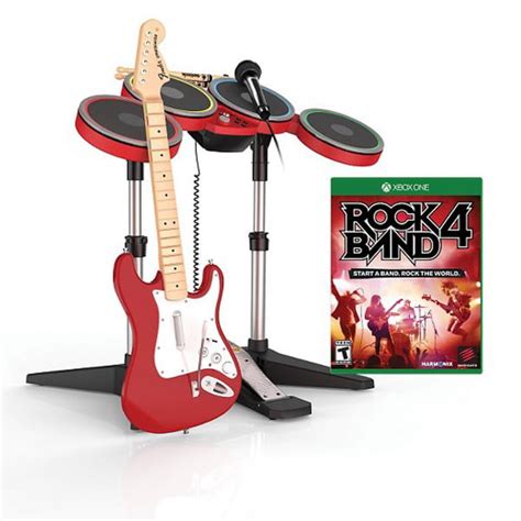 Rock Band 4 Red Full Band Bundle Xbox One Walmart Canada