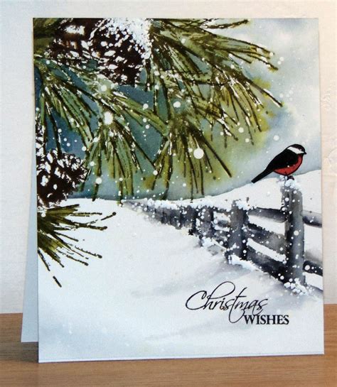 Pin By Crystal Ringwald On Cards Penny Black Painted Christmas Cards