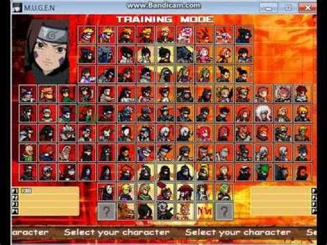 Naruto Shippuden Ninja Generations Mugen Moveset