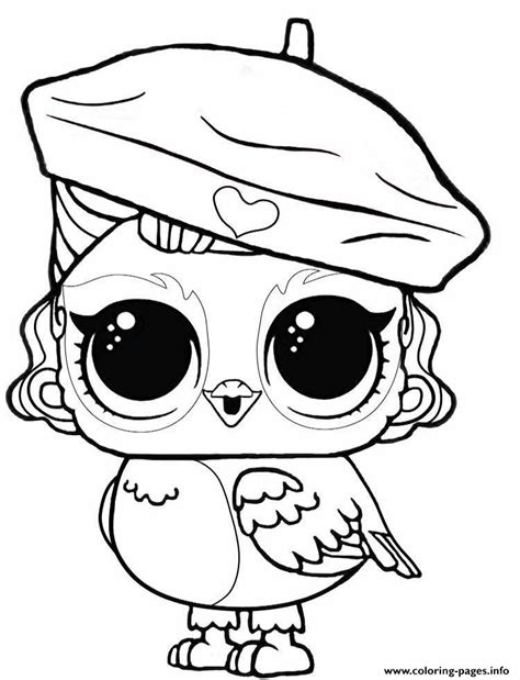 Angel With Eye Spy Lol Ruprise Pets Coloring Pages Printable