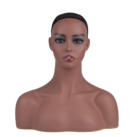 ninfy fashion realistic fiberglass female 1pc female realistic body mannequin head jewelry and