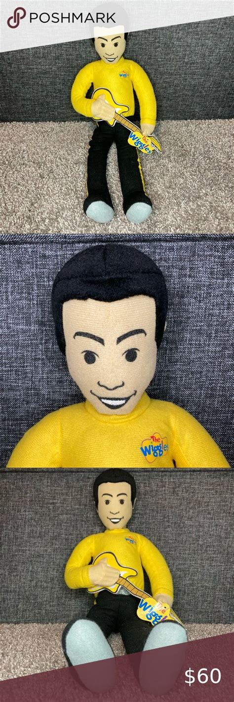The Wiggles Greg 22 Plush Doll W Guitar 2008 Kellytoy Brand New With