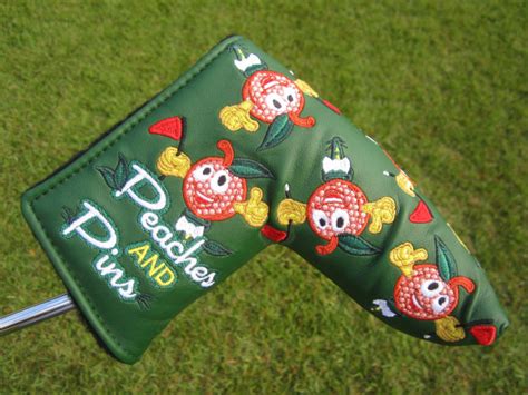 Scotty Cameron 2015 Masters Green Peaches And Pins Headcover Tour
