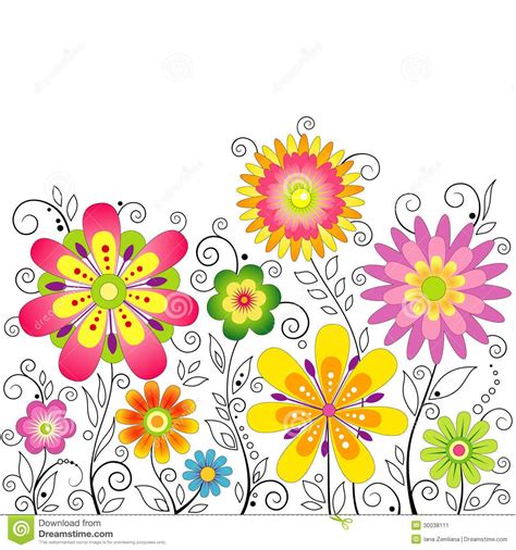 Disegni bambini fiori colorati nel bosco. Disegni Fiori Colorati / Cataloghi Disegni Fiori Colorati ...