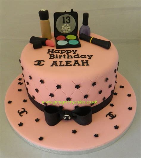 Make Up Themed Birthday Cake For A 13 Year Old 13 Birthday Cake 14th