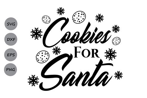 Cookies For Santa svg, Christmas svg, Santa svg, Elf svg, Santa Claus