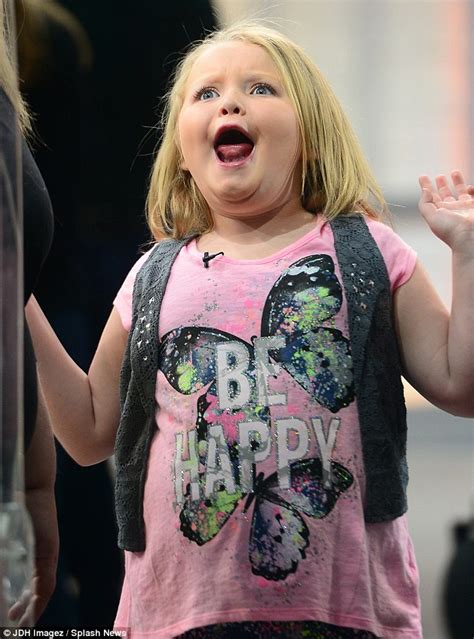 honey boo boo shows off new hair extensions on good morning america daily mail online