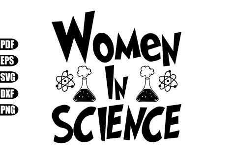 Women In Science Svg Graphic By Creativekhadiza124 · Creative Fabrica