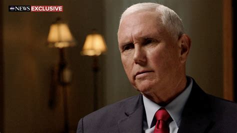 Mike Pence Abc Interview Former Vice President Says He Cant Account