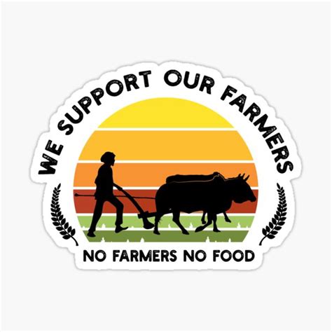 No Farmers No Food We Support Our Farmers Kisan Ekta Zindabad