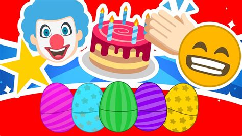 5 Huevos De Pascua Sorpresa Con Emojis 2 Aprender Los Colores