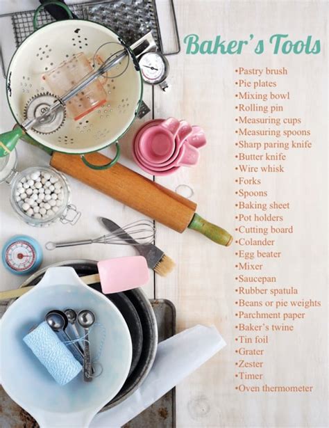 Must Have Baking Tools And Ingredients For The Perfect Pie Or Tart