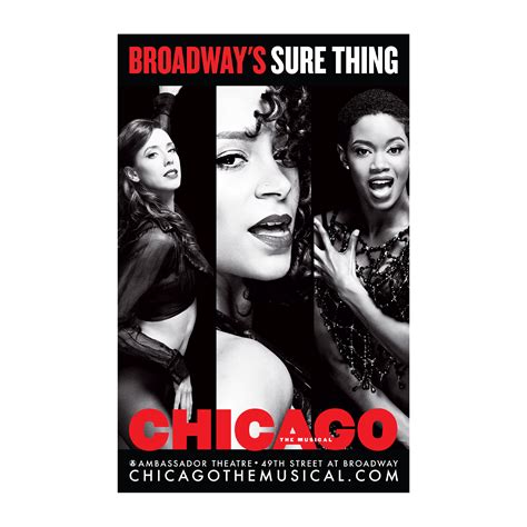Chicago Sure Thing Windowcardn Broadway Merchandise Shop By
