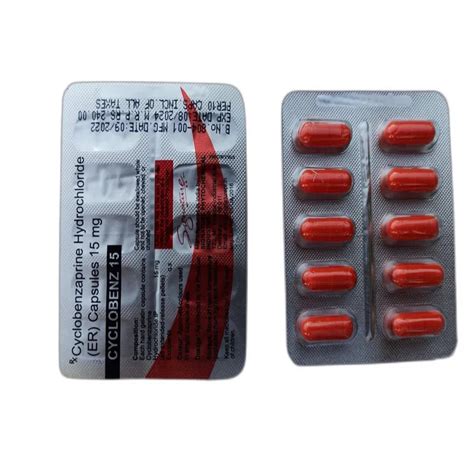 Cyclobenzaprine Cyclobenz 15 10 X 10 Treatment Pain At Rs 800box In