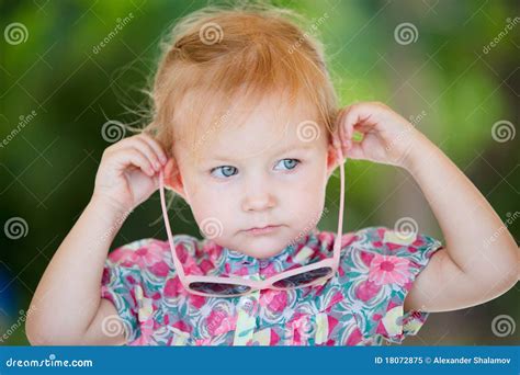 Adorable Toddler Girl Stock Image Image Of Caucasian 18072875