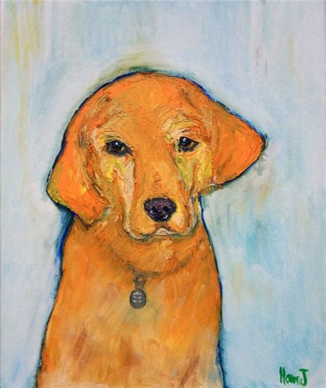 Golden Labrador Labrador Art Colorful Dog Art Dog Art