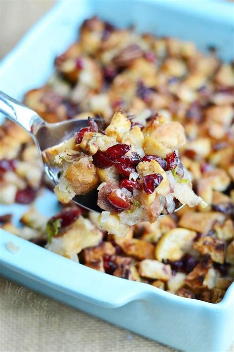 30 best thanksgiving menu ideas thanksgiving dinner menu. Cranberry Pecan Stuffing, perfect for holiday dinner | from willcookforsmiles.com … | Dressing ...