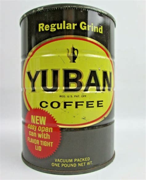 Vintage Yuban Can Regular Grind Coffee One Pound Tin No Lid General