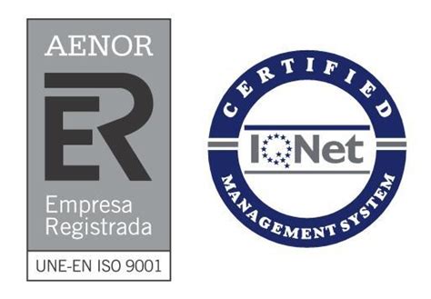 Certificados Iqnet And Aenor Desde 1996