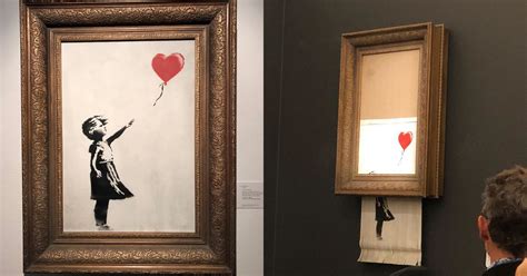The partially destroyed artwork opens to the public tuesday at the. Banksy Artwork 'Self-Destructs' After Selling for $1.4M at ...