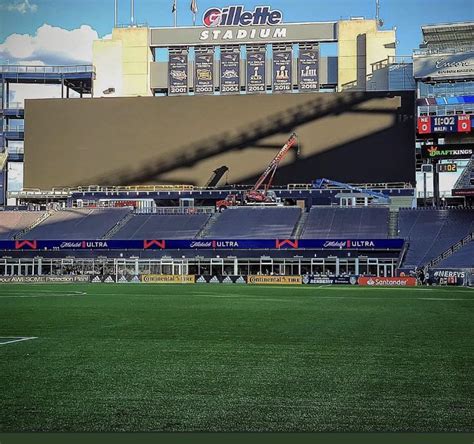 First Look At New Scoreboard At Gillette Stadium Thoughts Rpatriots