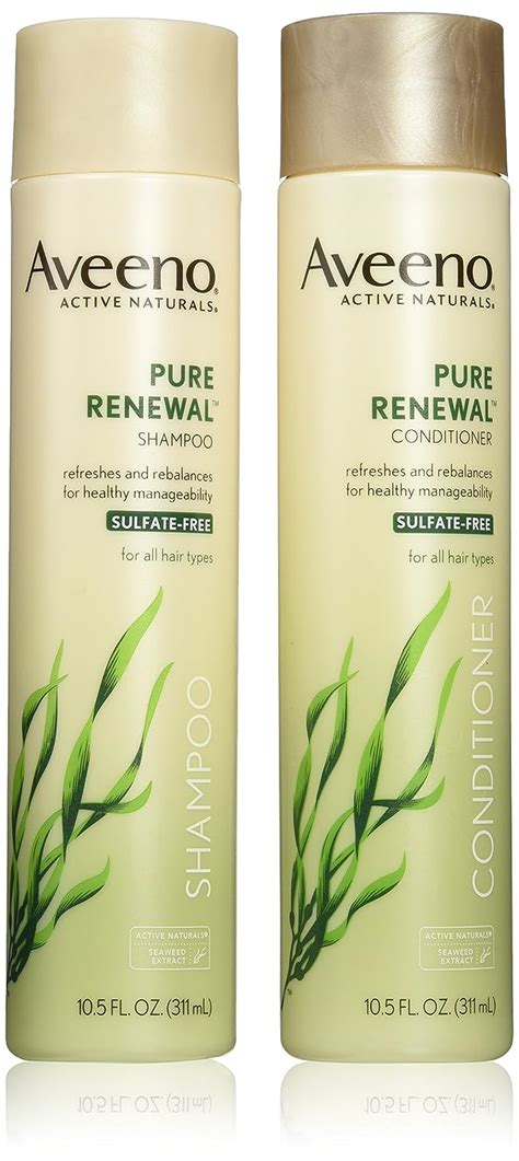 Buy Aveeno Active Naturals Pure Renewal Shampoo And Conditioner Set 10