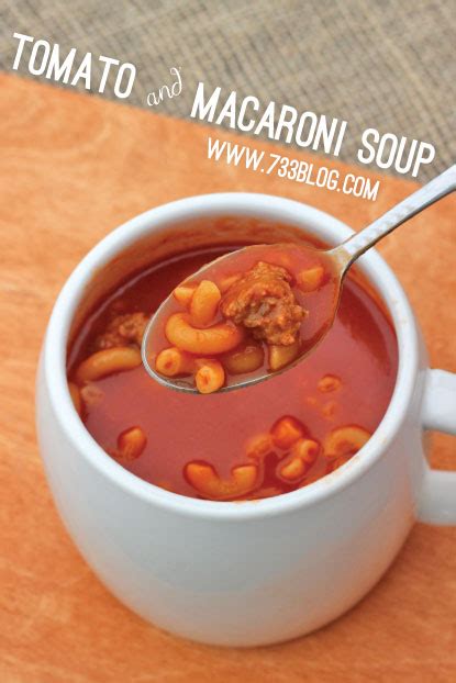 Recipe For Beef Tomato Macaroni Soup