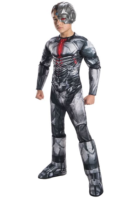 Justice League Deluxe Boys Cyborg Costume