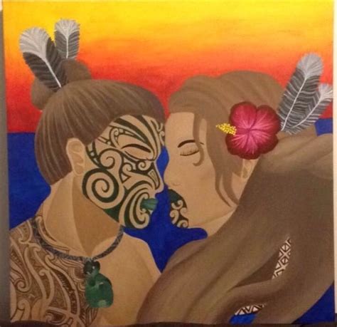 Breath Of Life Hongi Maori People Art My Arts