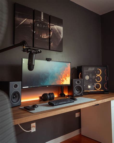 Cds | clean desk setup on instagram: Andres Vidoza on Twitter | Home studio setup, Gaming desk ...