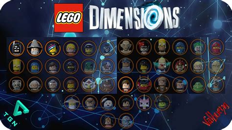 Lego Dimensions Todos Los Personajes All Characters 1080phd Youtube