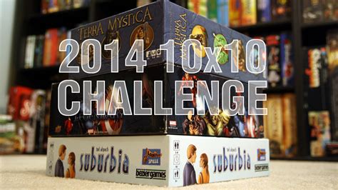 2014 10×10 Board Game Challenge Board Game Quest