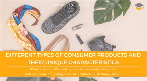 Different Types Of Consumer Products Categories Of Product