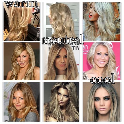 Neutral Hair Color Chart