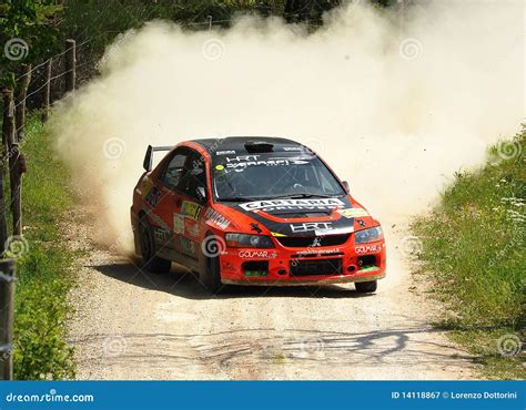 Mitsubishi Lancer Evo Ix Rally Car Editorial Photography Image Of