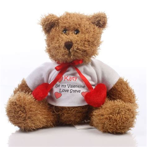 Personalised Valentines Teddy The T Experience