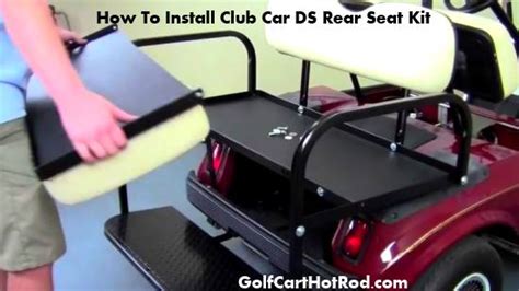How To Install Club Car Ds Rear Flip Seat Kit Video Installation Help